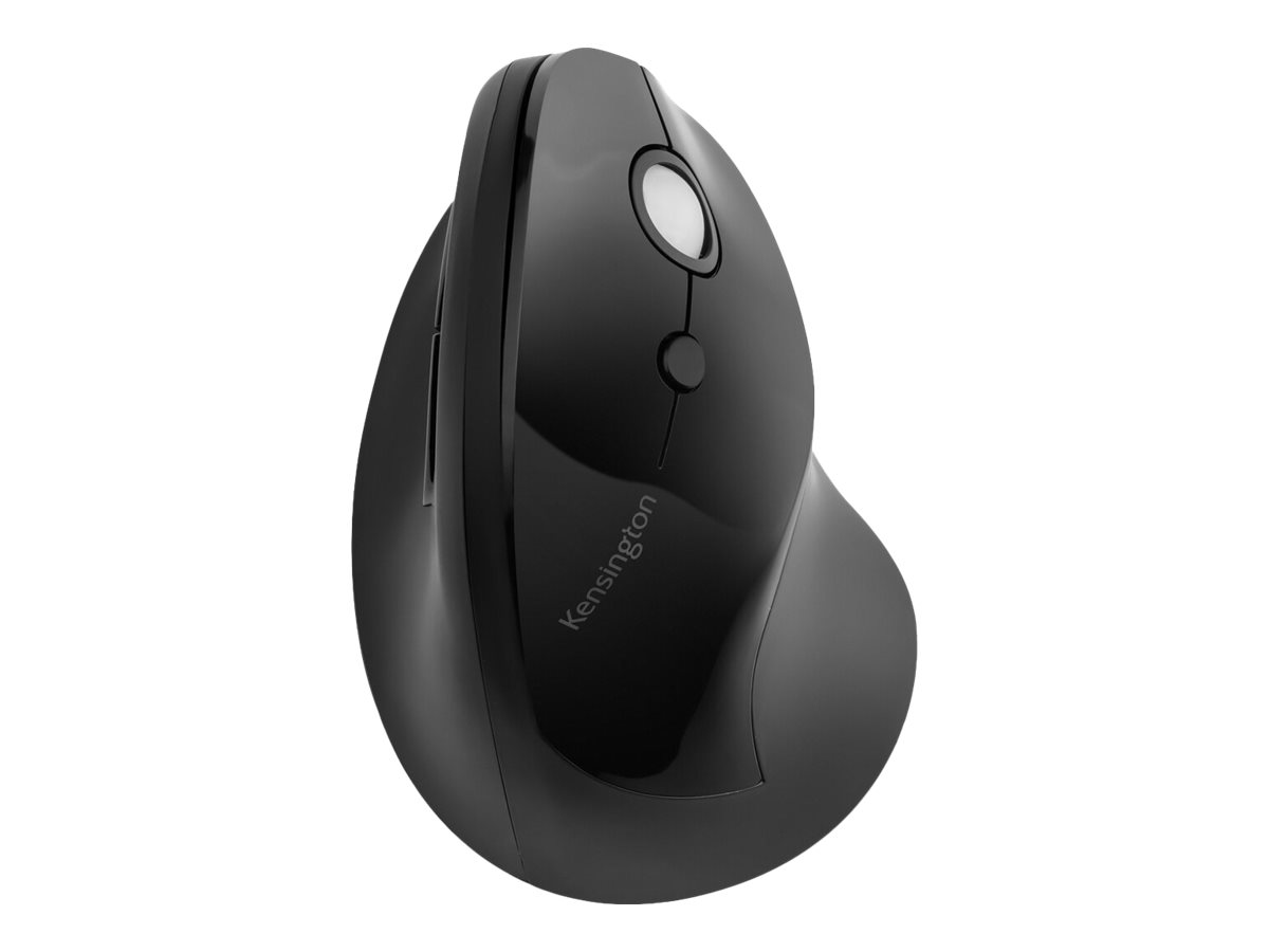 Kensington Pro Fit Ergo Vertical Wireless Mouse - Vertikale Maus - ergonomisch - Für Rechtshänder - 6 Tasten - kabellos - 2.4 GHz - kabelloser Empfänger (USB)