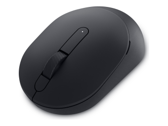 Dell Silent Mouse MS355 - Maus - rechts- und linkshändig - optische LED - 3 Tasten - kabellos - 2.4 GHz, Bluetooth 5.1 LE - kabelloser Empfänger (USB)
