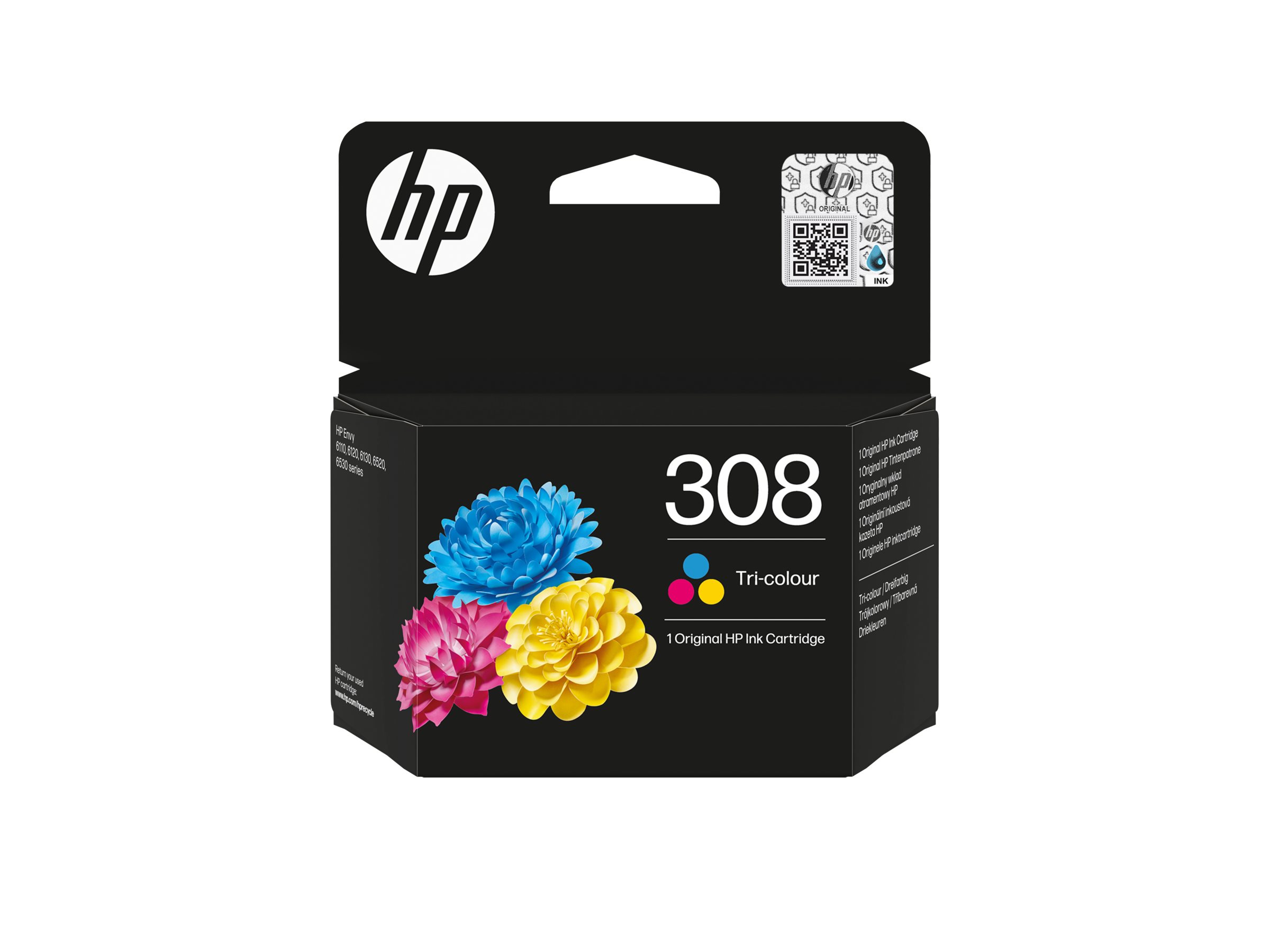 HP 308 - Cyan, Magenta, Gelb - original - Box