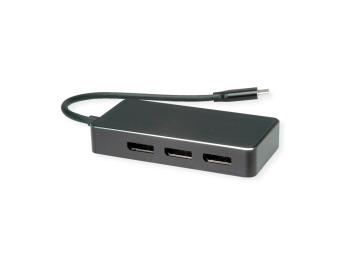 VALUE USB Multi-Display Adpt. Typ C - DP MultiStream - Adapter - DigitalDaten