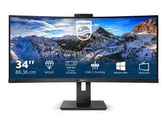 Philips P-line 346P1CRH - LED-Monitor - gebogen - 86 cm (34")