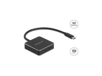 Delock USB-C Card für SD Express 7.1 Speicherkarte - Card-Reader - SD Express