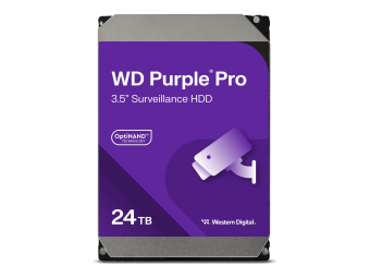 WD Purple Pro WD240PURP - Festplatte - 24 TB - Videoüberwachung Smart Video - intern - 3.5 (8.9 cm)