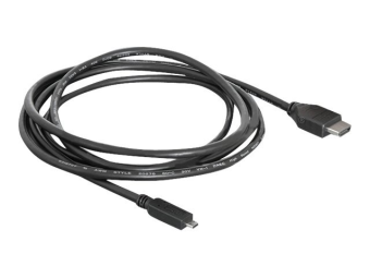 Delock HDMI-Kabel mit Ethernet - HDMI männlich zu 19 pin micro HDMI Type D männlich
