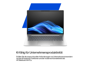 HP EliteBook 6 G1a Notebook AI - 177-Grad Scharnierdesign - AMD Ryzen 5 230  3.5 GHz - Win 11 Pro - Radeon 760M - 16 GB RAM - 512 GB SSD NVMe - 35.6 cm (14")