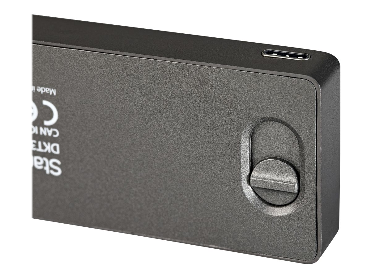 StarTech.com USB-C Multiport Adapter für MacBook ProAir - USB-C auf 4K HDMI, 100W Power Delivery Pass-through, SDMicroSD, 2 Port USB 3.0 Hub - Portable USB-C Mini Dock (DKT30CMHSDPD)