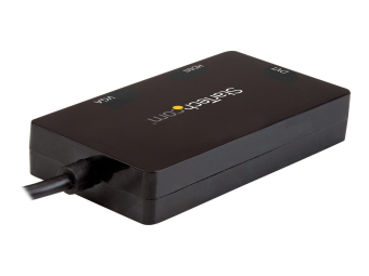 StarTech.com Startech 4K USB C to HDMI, VGA & DVI Multi Port Video Display Adapter for Mac  Windows Laptop & Monitor (CDPVGDVHDBP)