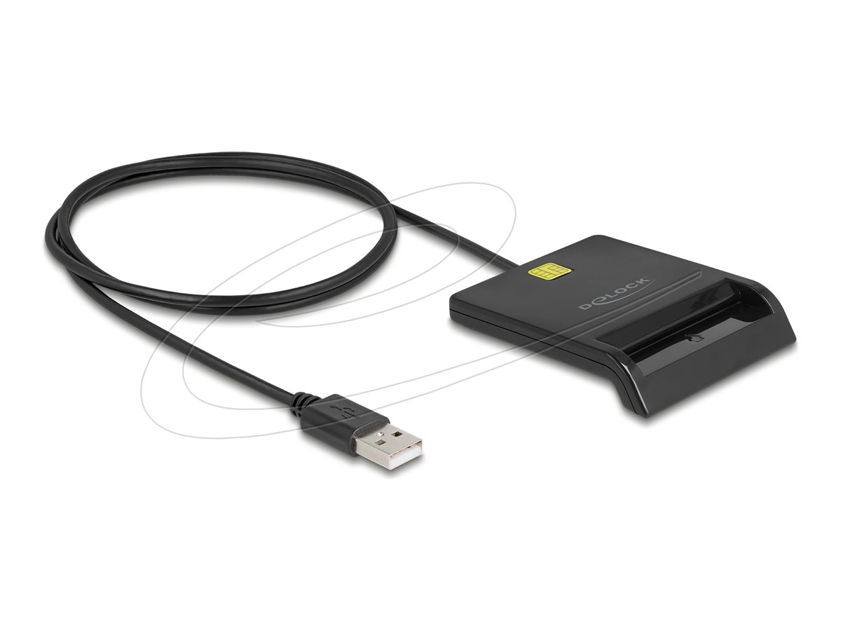 Delock SmartCard-Leser - USB - Schwarz