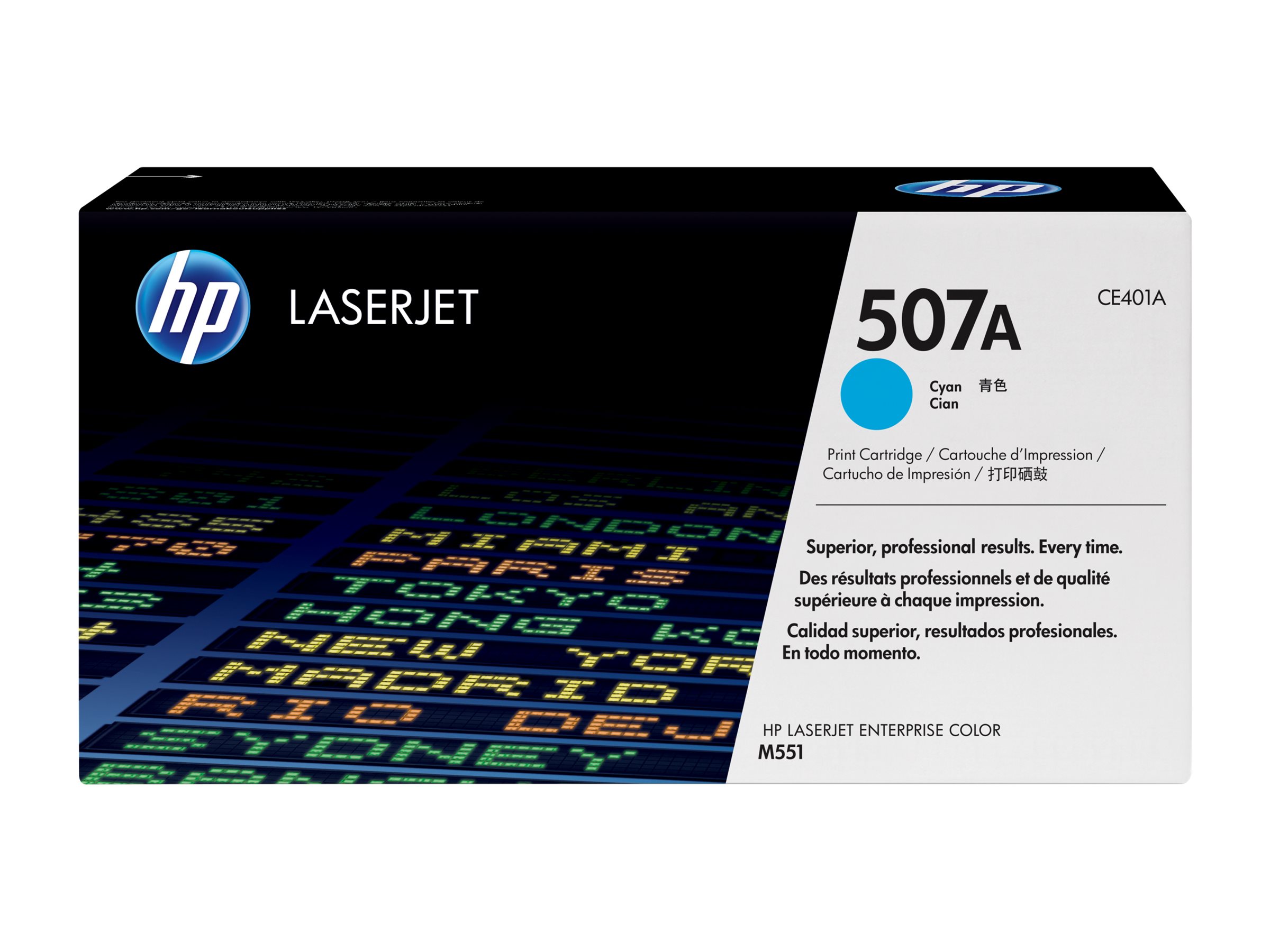 HP 507A - Cyan - original - LaserJet - Tonerpatrone (CE401A)