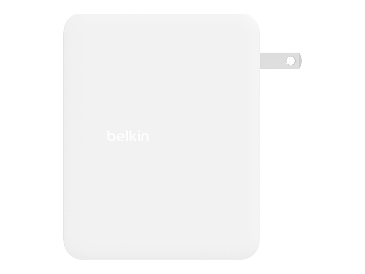 Belkin BoostCharge Pro - Netzteil - GaN-Technologie - 140 Watt - Fast Charge, Power Delivery 3.1 - 4 Ausgabeanschlussstellen (3 x USB-C, USB)