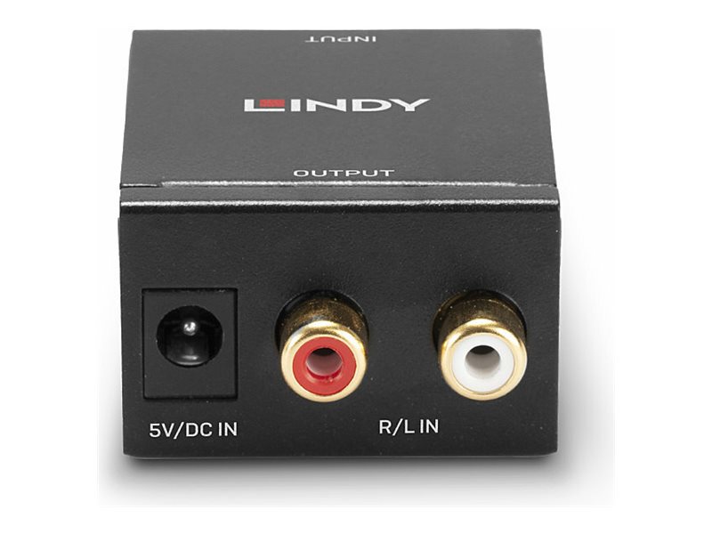 Lindy Analog-Digital-Audiowandler - Schwarz