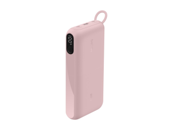 Belkin BoostCharge - Powerbank - mit Display - 20000 mAh - 20 Watt - PD - 3 Ausgabeanschlussstellen (2 x USB-C, USB)