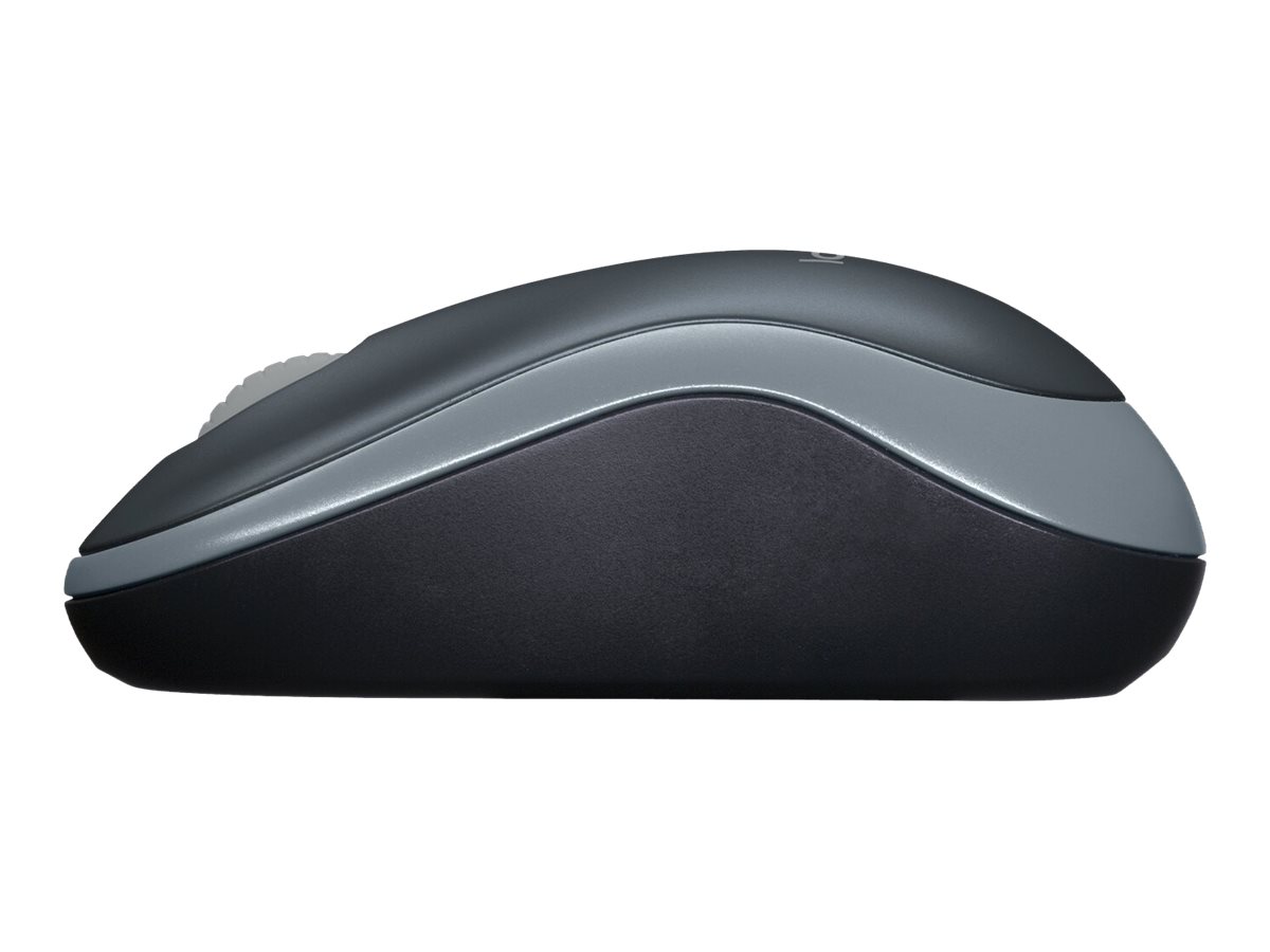 Logitech M185 - Maus - optisch - kabellos - 2.4 GHz - kabelloser Empfänger (USB)