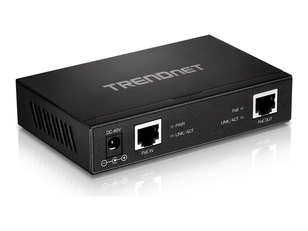 TRENDnet TPE-E110 - Repeater - 1GbE - 10Base-T, 100Base-TX, 1000Base-T
