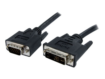 StarTech.com 1m DVI auf VGA Monitorkabel - Stecker  Stecker - DVI-I 24+5 VGA (15Pin)