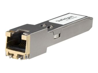 StarTech.com JL563A-ST Transceiver Modul (SFP+ Module, 100100010000Base-TX HP kompatibel, Kupfer, RJ-45 Kupfer mit DDM)