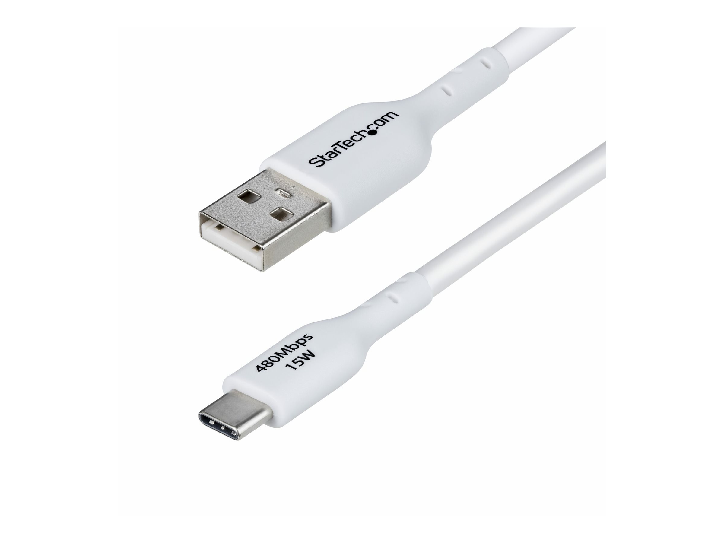 StarTech.com 3m (9.8ft) White USB-A to USB-C Charging CableCord, MM - USB-Kabel - USB (M)