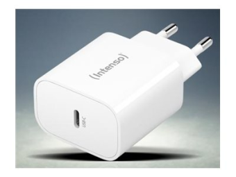 Intenso W20C - Netzteil - 20 Watt - 3 A - PD 3.0, QC 4.0, PDPPS (USB-C)