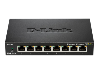 D-Link DGS 108 - Switch - unmanaged - 8 x 101001000