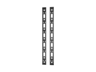 APC Rack-Zubehörkanal (vertikal) - Schwarz - 42HE (Packung mit 2)