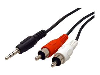 ROLINE Audiokabel - mini-phone stereo 3.5 mm männlich zu RCA männlich