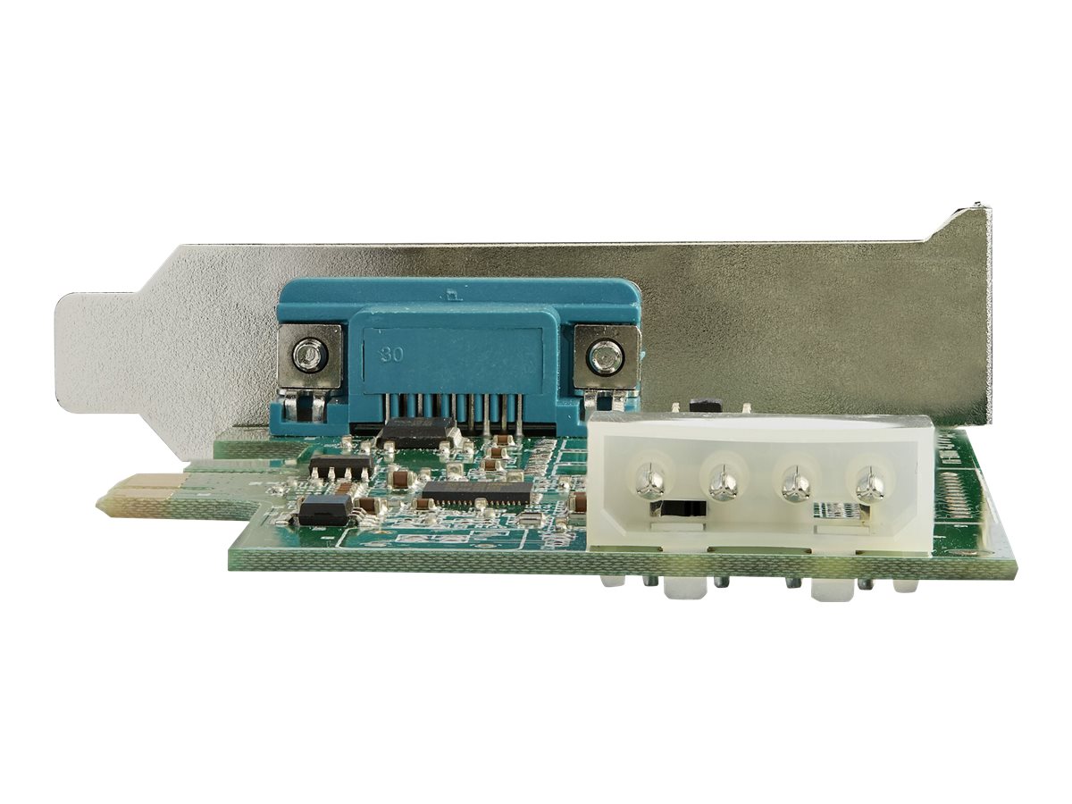 StarTech.com Startech 1 Port Serielle PCI Express RS232 Adapter Karte - Serielle PCIe RS232 Kontroller Karte - PCIe zu Seriell DB9 - 16950 UART - Niedrigprofil-Erweiterungskarte - Windows & Linux (PEX1S953LP)
