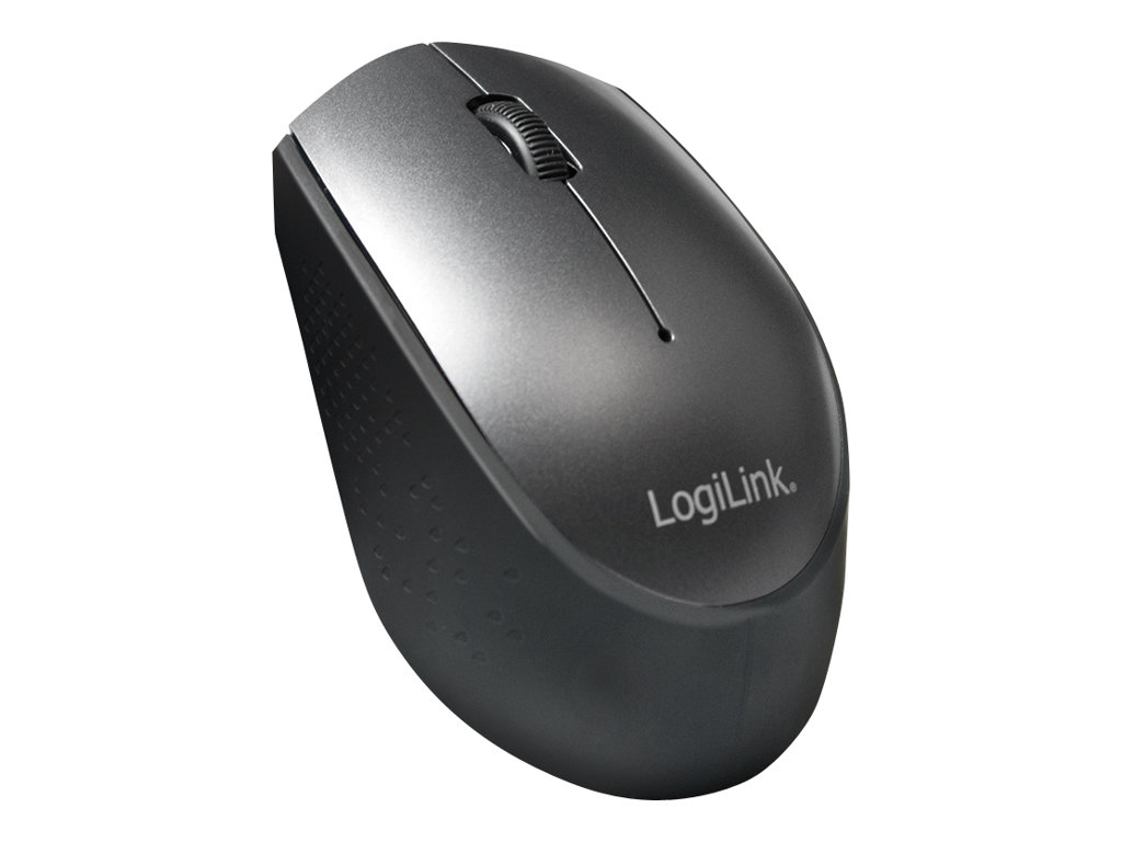 LogiLink Maus - optisch - 3 Tasten - kabellos - 2.4 GHz - kabelloser Empfänger (USB)