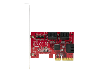 StarTech.com PCIe SATA Controller Karte - 6 Port SATA 3 ErweiterungskarteKontroller - 6Gbits - Voll- und Low-Profile Blende - PCI Express Festplatten kontrollerAdapter (6P6G-PCIE-SATA-CARD)