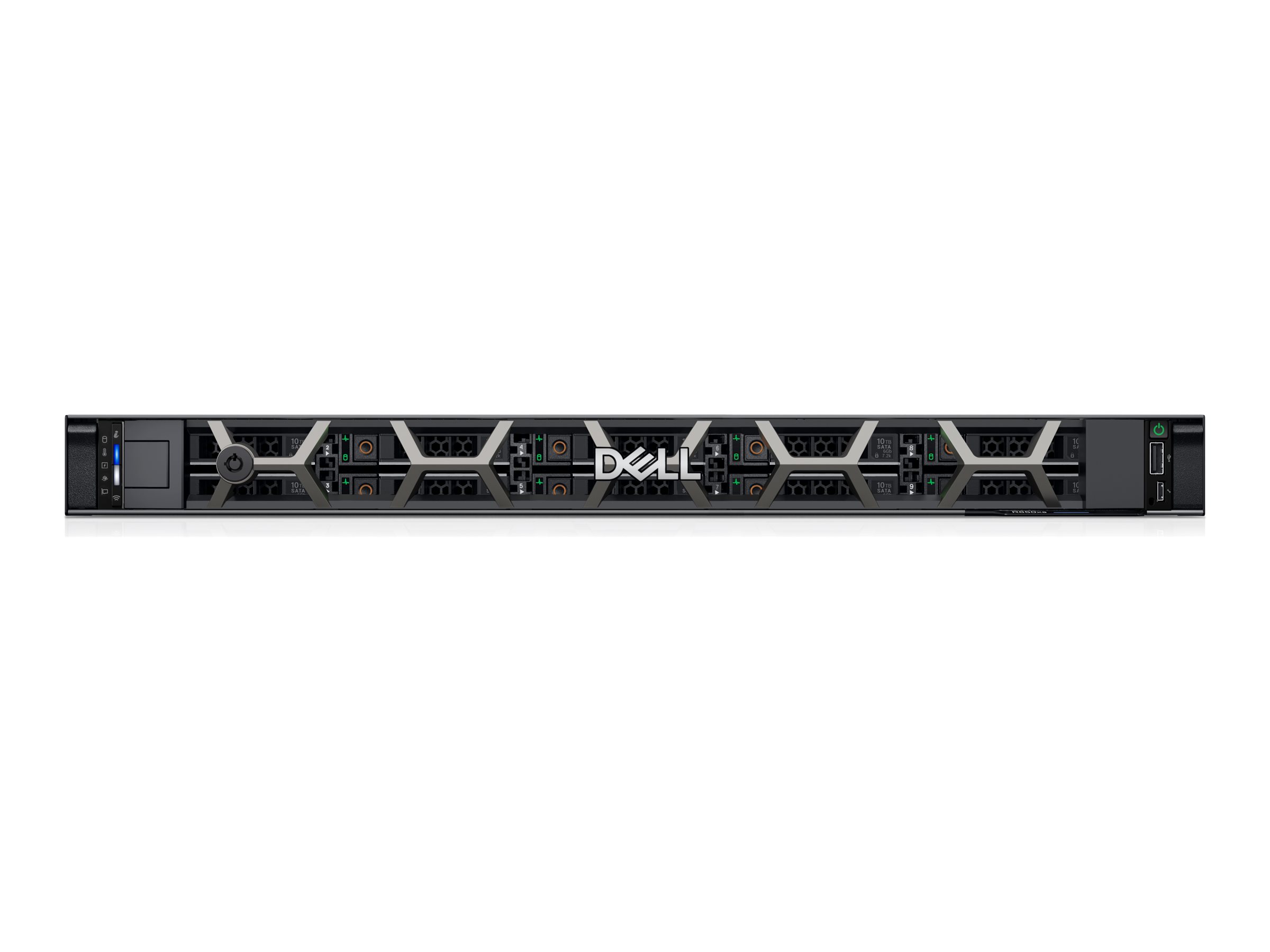 Dell PowerEdge R650xs - Server - Rack-Montage - 1U - zweiweg - 1 x Xeon Silver 4310  2.1 GHz - RAM 32 GB - SAS - Hot-Swap 6.4 cm (2.5")