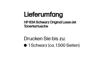 HP 83A - Schwarz - original - LaserJet - Tonerpatrone (CF283A)