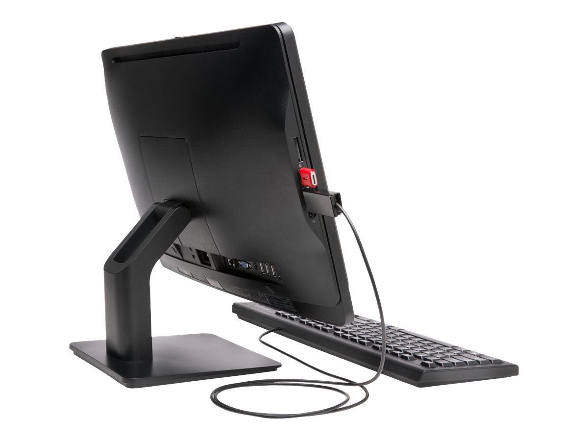 Kensington USB Port Lock with Cable Guard - Square