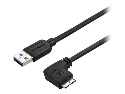 StarTech.com 2m Micro USB 3.0 Kabel - USB A zu rechts gewinkelt Micro B USB Anschlusskabel - MM - USB 3.1 Gen 1 (5 Gbits)