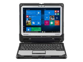 Panasonic Toughbook CF-33 - Robust - Tablet - mit Tastatur-Dock - Intel Core i5 10310U  1.7 GHz - vPro - Win 10 Pro 64-Bit - UHD Graphics - 16 GB RAM - 512 GB SSD NVMe - 30.5 cm (12")