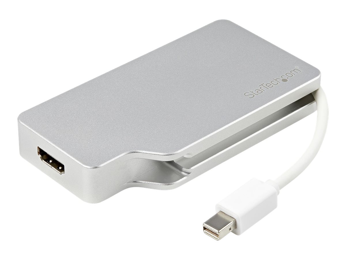 StarTech.com Aluminium Reise AV Adapter 3-in-1 Mini DisplayPort auf VGA DVI oder HDMI