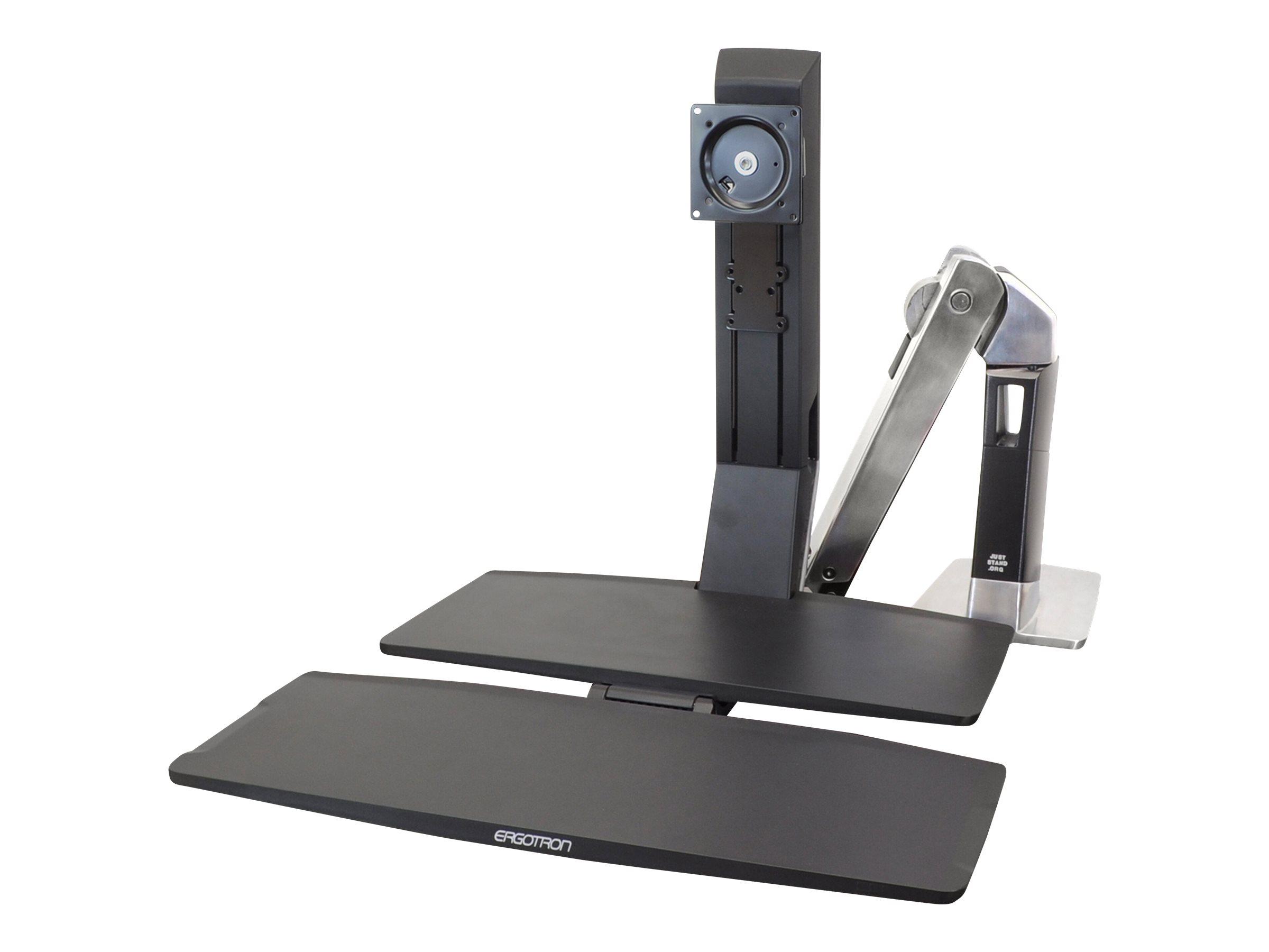 Ergotron WorkFit-A Single LD Workstation With Worksurface