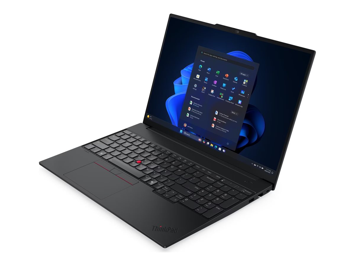 Lenovo ThinkPad E16 Gen 3 22AY - 180°-Scharnierdesign - Intel Core Ultra 7 256V - Win 11 Pro - Intel Arc Graphics 140V - 16 GB RAM - 512 GB SSD TCG Opal Encryption 2, NVMe - 40.6 cm (16")