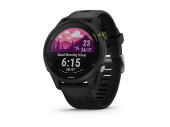 Garmin Forerunner 255 Music - 46 mm - Sportuhr mit Riemen - Silikon - Handgelenkgröße 130-205 mm - Anzeige 3.3 cm (1.3)