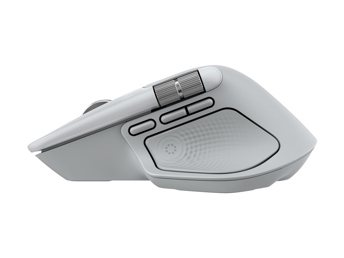 Logitech MX Master 4 for Mac - Maus - 8 Tasten - kabellos - Bluetooth, 2.4 GHz - kabelloser Empfänger (USB)