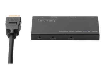 DIGITUS Ultra Slim HDMI® Splitter, 1x2, 4K  60 Hz