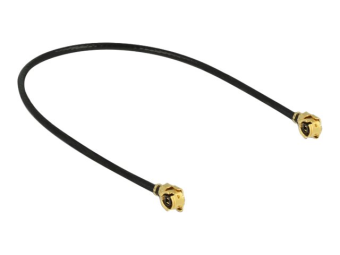Delock Antennenkabel - MHFU.FL Stecker gewinkelt zu MHFU.FL Stecker gewinkelt