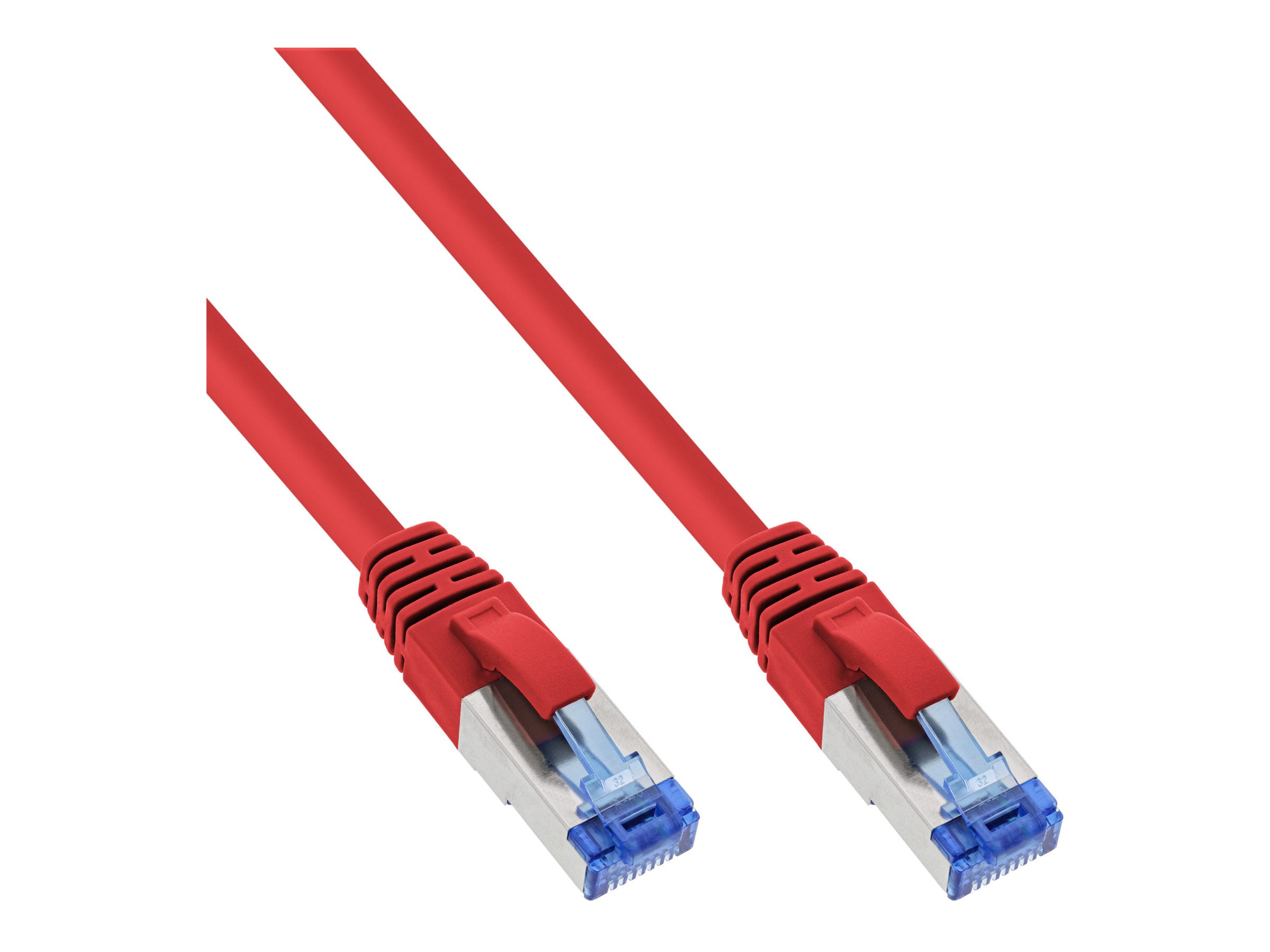InLine Patchkabel - SFTP (PiMf) - Cat.6A - halogenfrei - rot - 5m