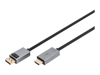DIGITUS 4K DisplayPort Adapterkabel, DP - HDMI Typ A