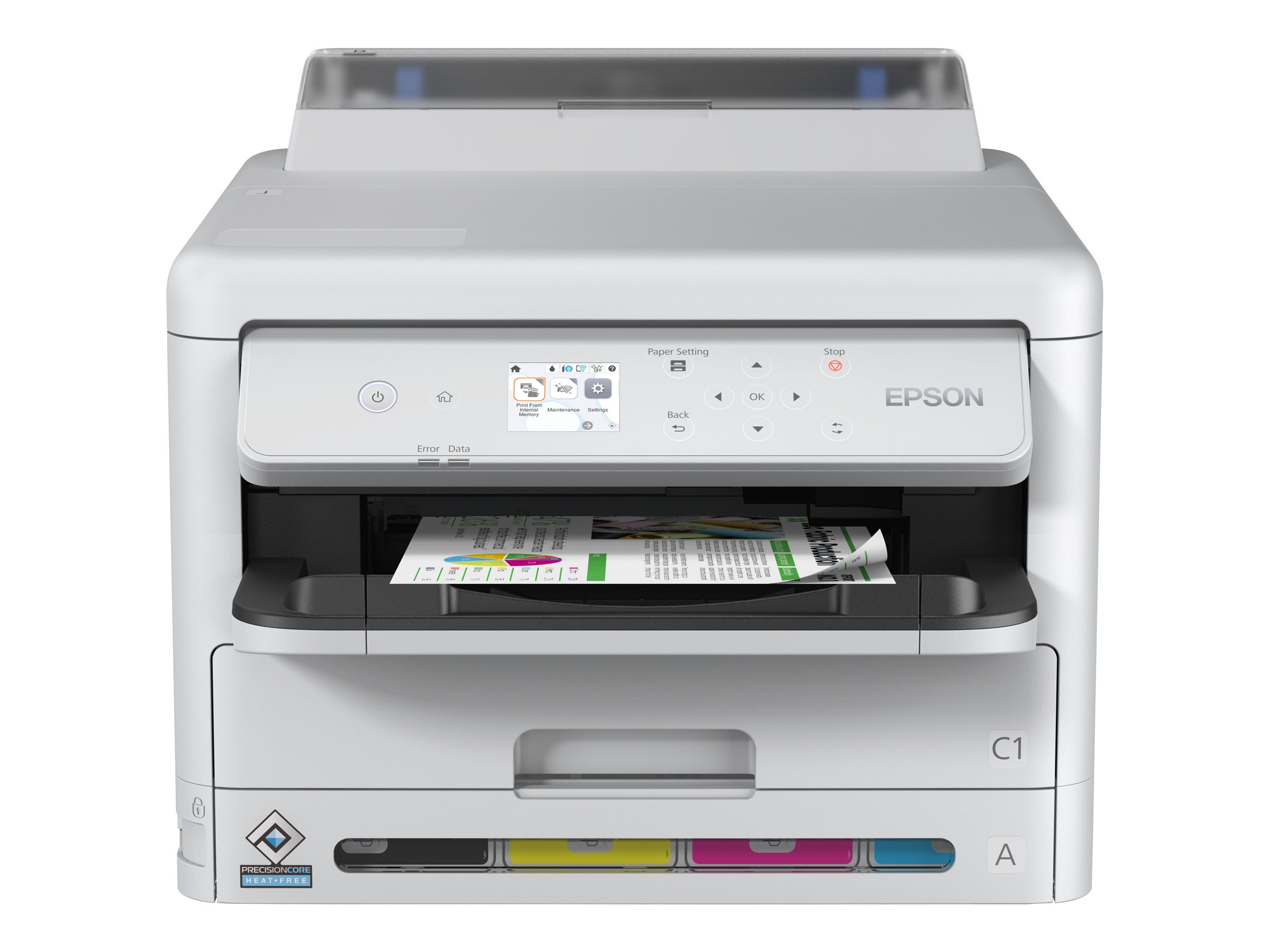 Epson WorkForce Pro WF-C5390DW - Drucker - Farbe - Duplex - Tintenstrahl - A4Legal - 4800 x 1200 dpi - bis zu 25 SeitenMin. (einfarbig)