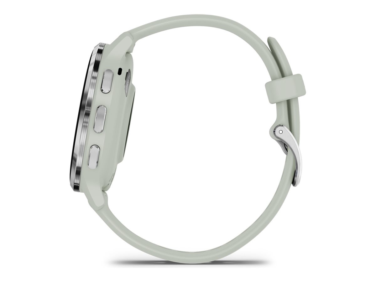 Garmin Venu 3S - 41 mm - Sage Gray - intelligente Uhr mit Band - Silikon - Handgelenkgröße 110-175 mm - Anzeige 3.04 cm (1.2")