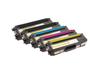 Peach Combi-Pack PLUS - 5er-Pack - mit hoher Kapazität - Schwarz Gelb Cyan Magenta - kompatibel - wiederaufbereitet - Tonerpatrone (Alternative zu: Brother TN325BK Brother TN325C Brother TN325M Brother TN325Y)