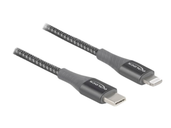 Delock Lightning-Kabel - 24 pin USB-C männlich zu Lightning männlich