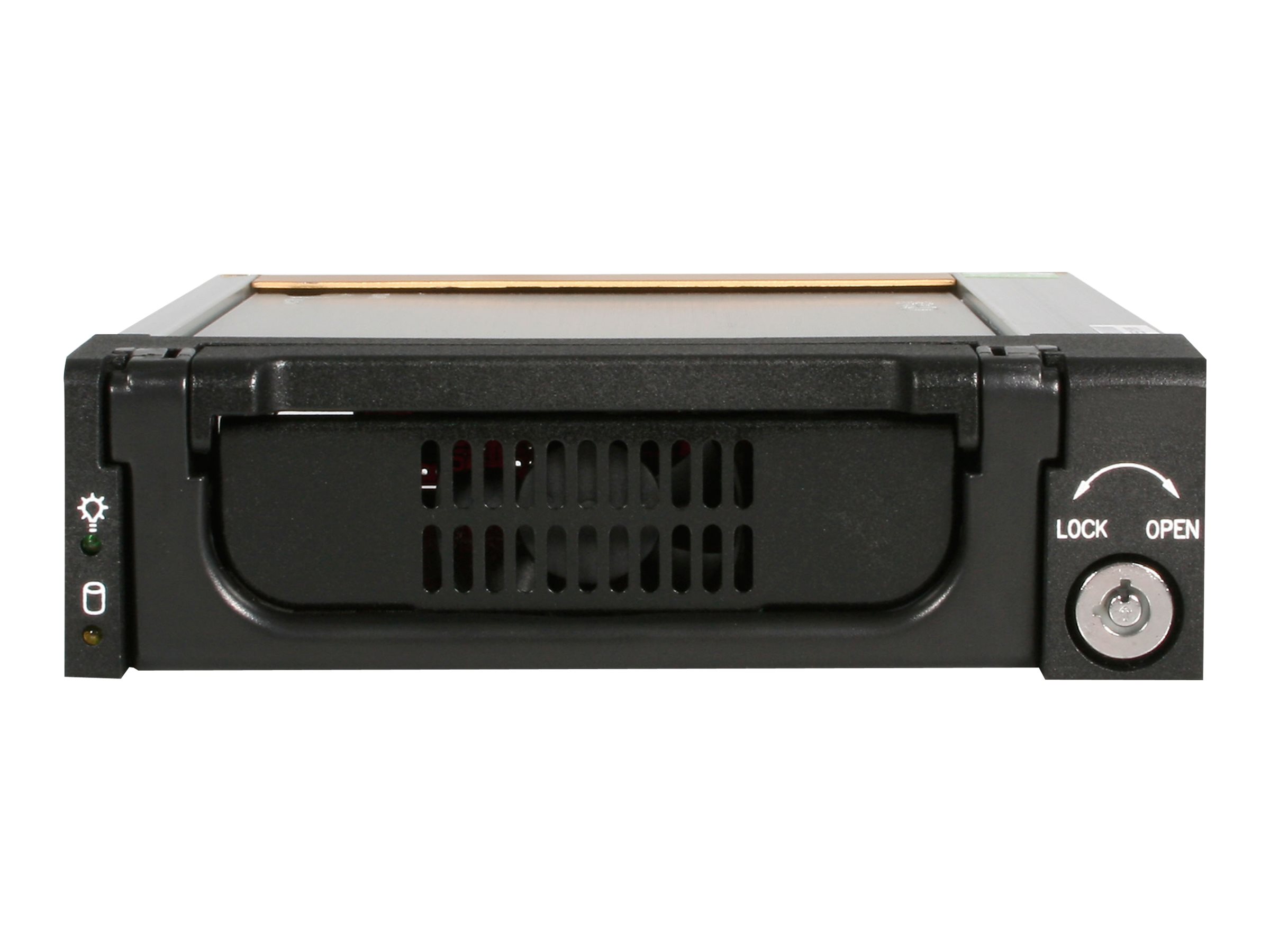 StarTech.com Wechselrahmen 5,25 Zoll - Mobiles Festplatten Hot Swap Speicher Rack für 3,5 (8,9cm)