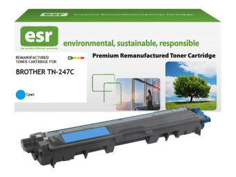 ESR Cyan - kompatibel - wiederaufbereitet - Tonerpatrone (Alternative zu: Brother TN247C)