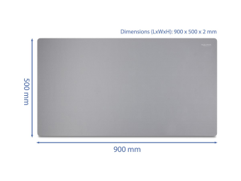 Delock Tastatur und Mauspad - 900 x 500 x 2 mm