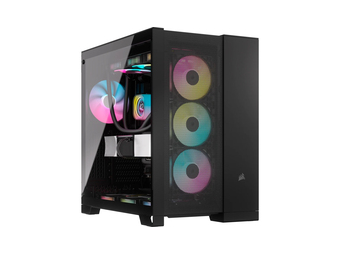 Corsair 6500X - Mid tower - E-ATX - Seitenteil mit Fenster (gehärtetes Glas)
